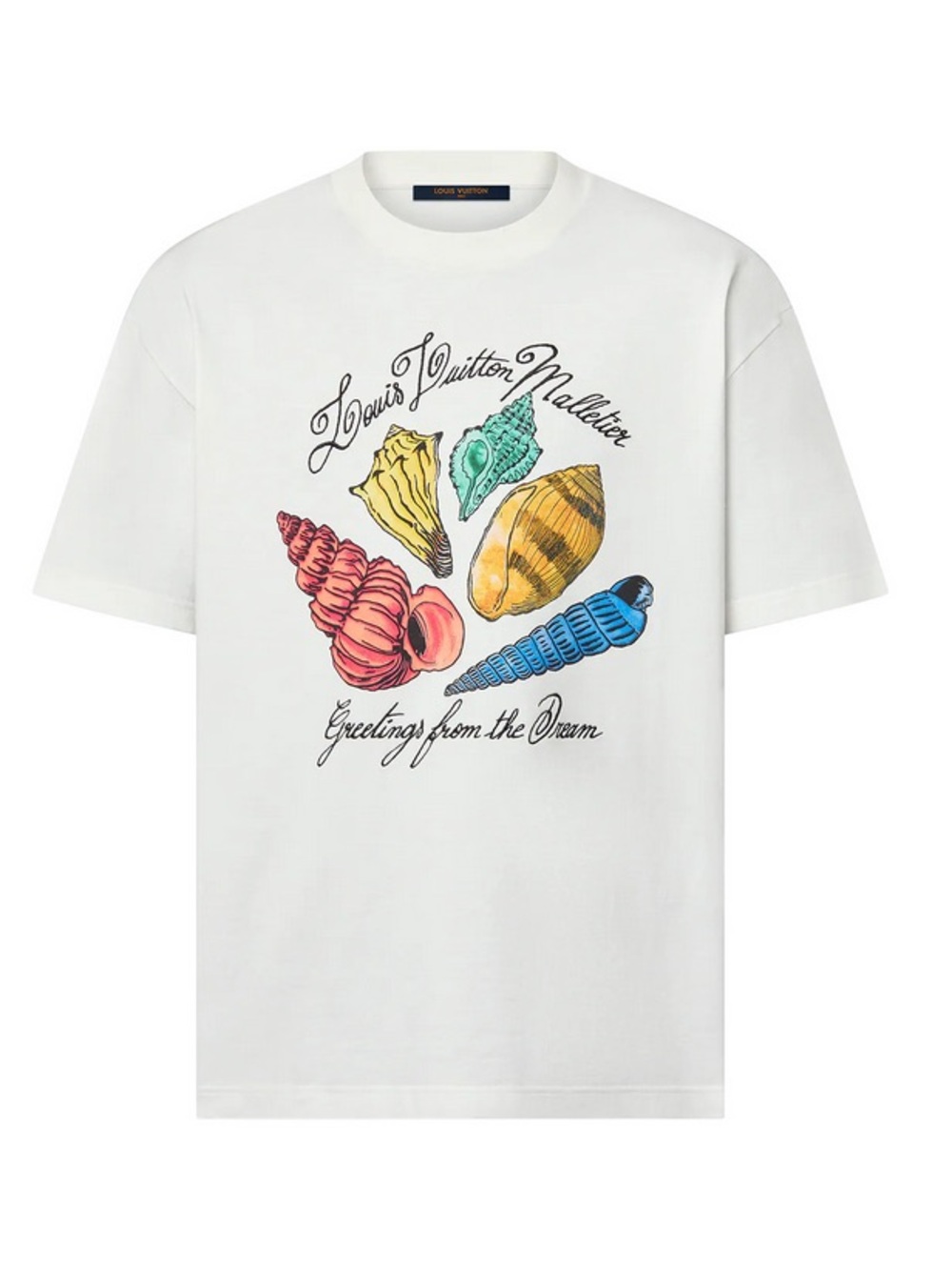 Louis Vuitton White Seashell Graphic Crewneck Tee
